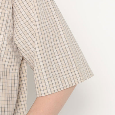 MEN'S COTTON POPLIN WORK SHIRT PLAID