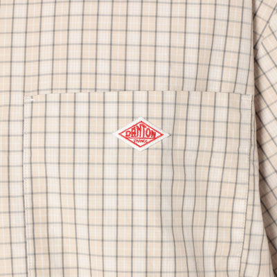 MEN'S COTTON POPLIN WORK SHIRT PLAID