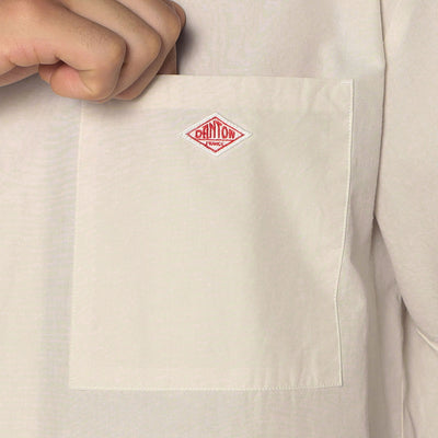 MEN'S COTTON LINEN SHORT SLEEVE BAND COLLAR SHIRT