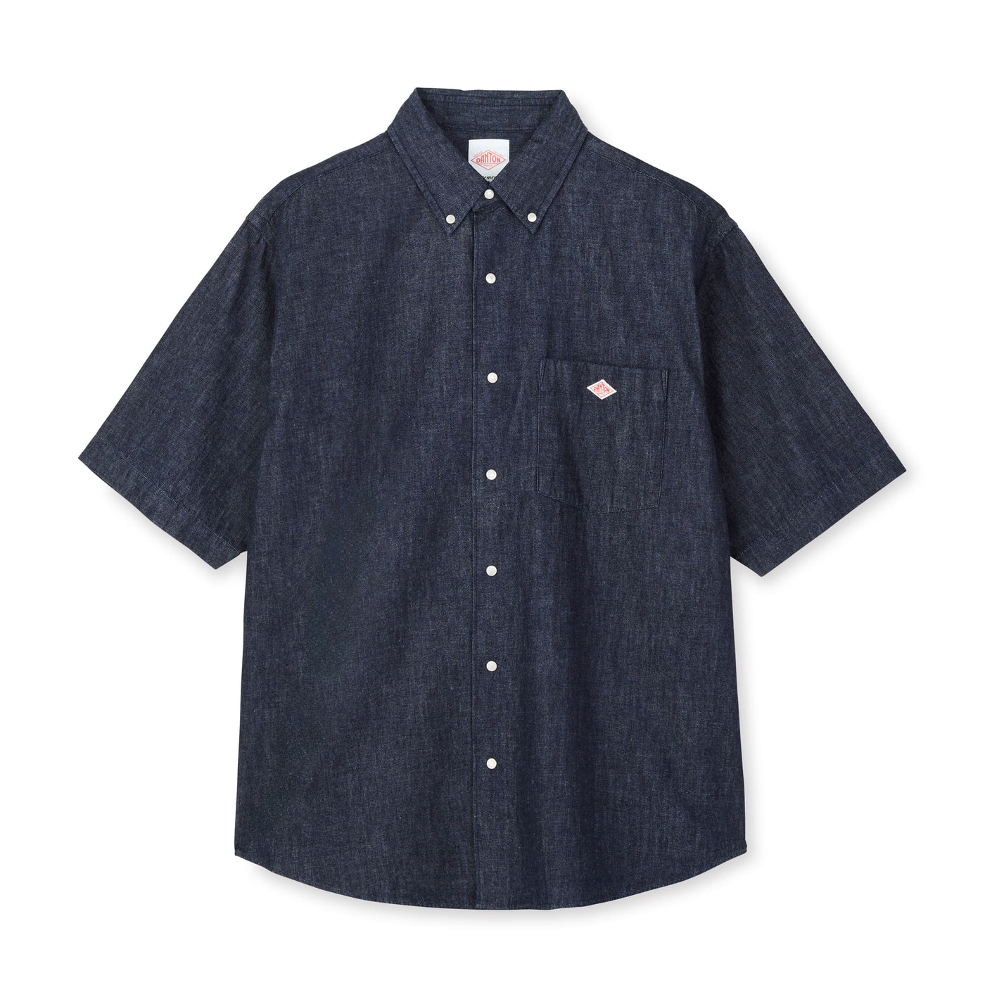 MEN'S DENIM DUNGAREE SHORT SLEEVE B.D SHIRT