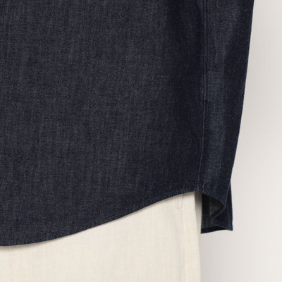 MEN'S DENIM DUNGAREE SHORT SLEEVE B.D SHIRT