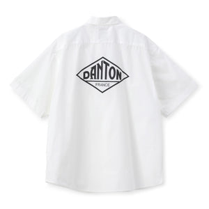 MEN'S BACK LOGO SHORT SLEEVE WORK SHIRT