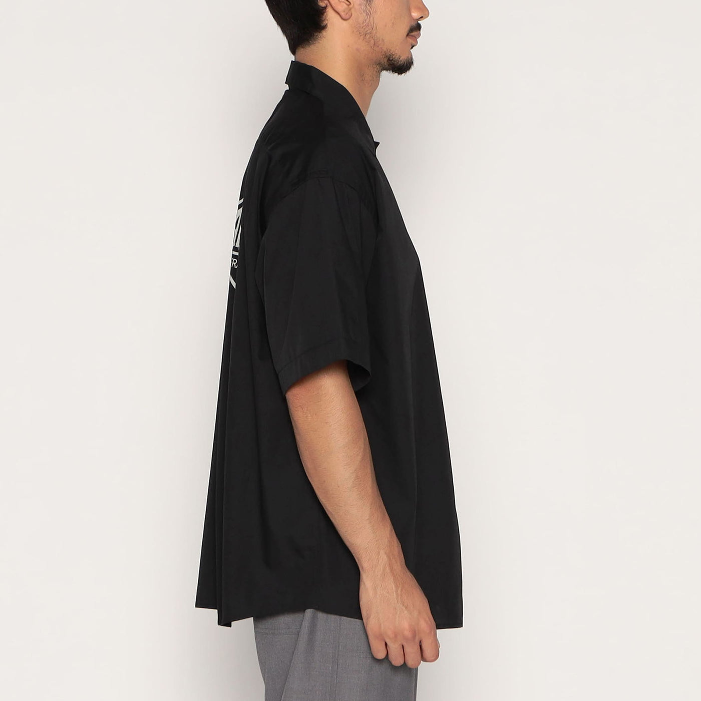 MEN'S BACK LOGO SHORT SLEEVE WORK SHIRT