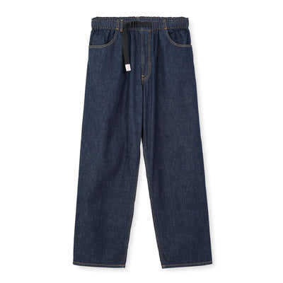 DANTON MEN'S COLOR DENIM BELTED EASY PANTS