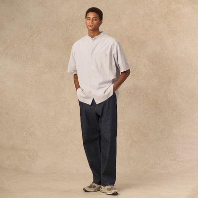 MEN'S COLOR DENIM BELTED EASY PANTS