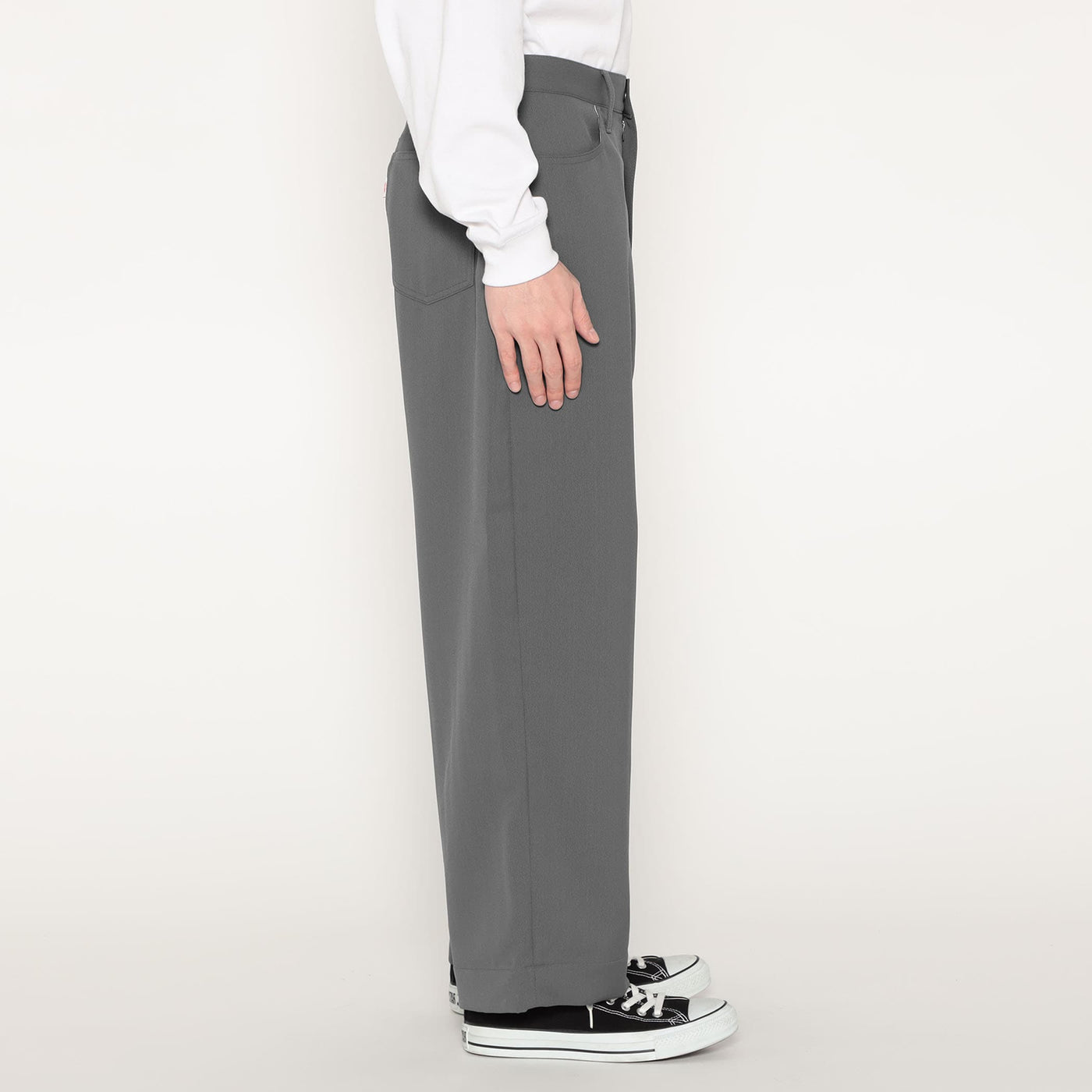 MEN'S STRETCH TWILL WIDE PANTS