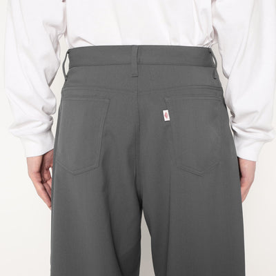 MEN'S STRETCH TWILL WIDE PANTS