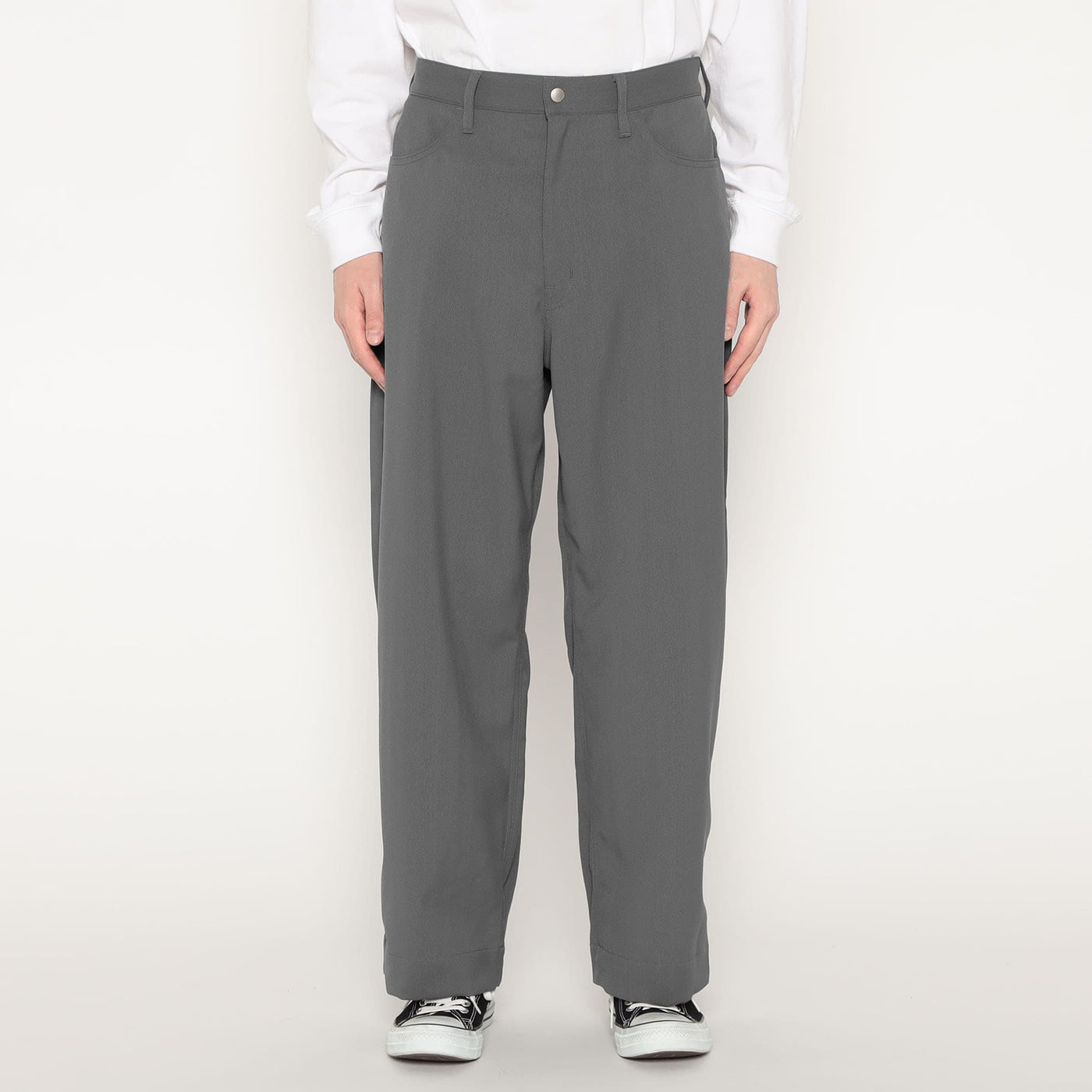 MEN'S STRETCH TWILL WIDE PANTS