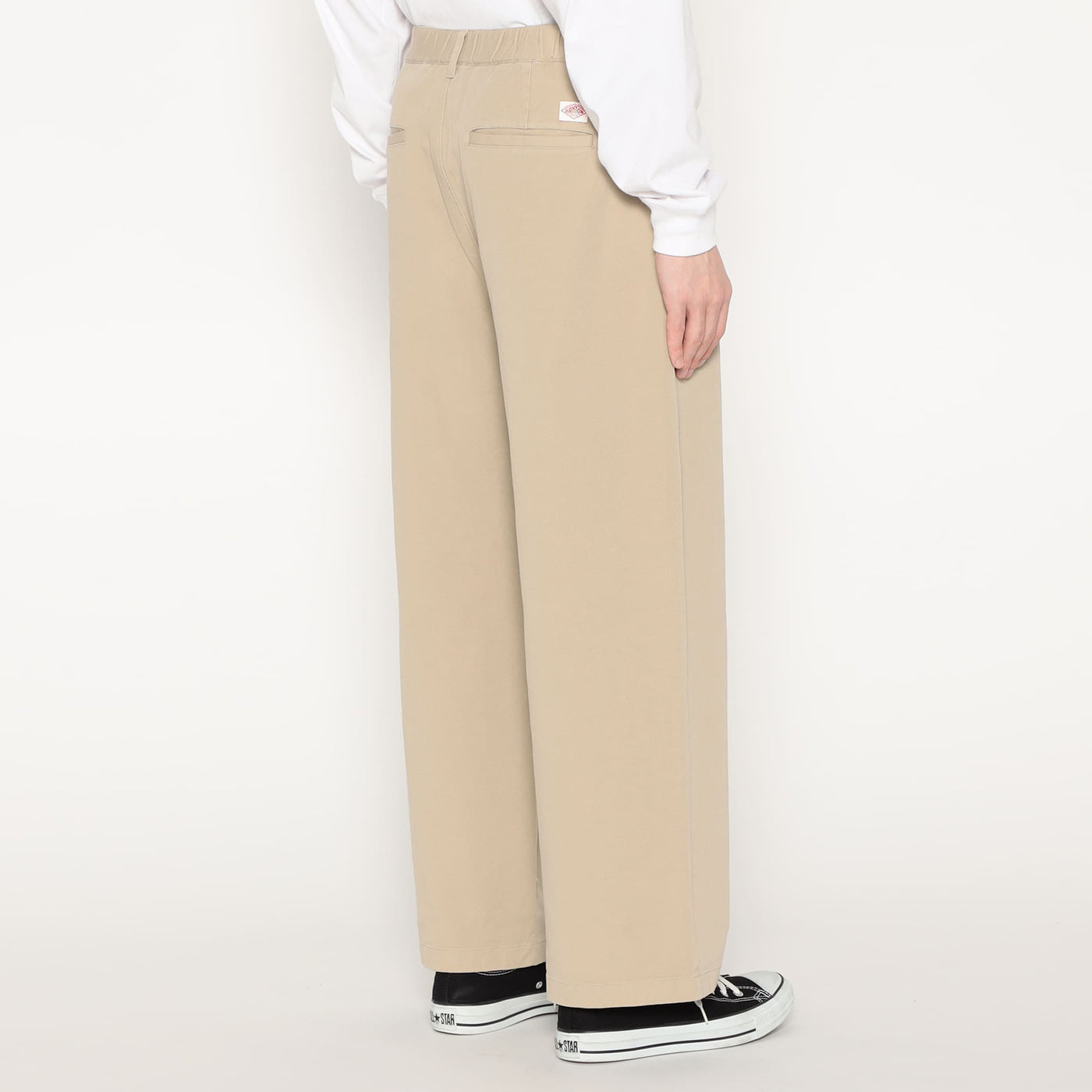 MEN'S STRETCH TWILL 2TUCK WIDE PANTS