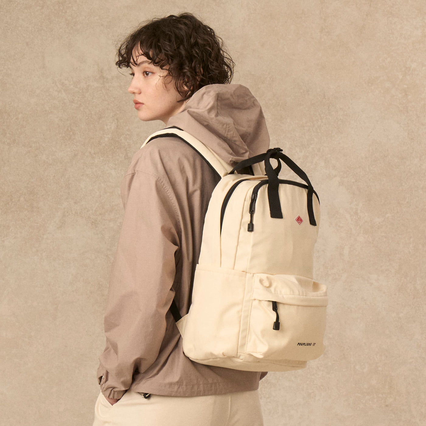 POLYESTER TWILL BACKPACK [PEUPLIERS 17]