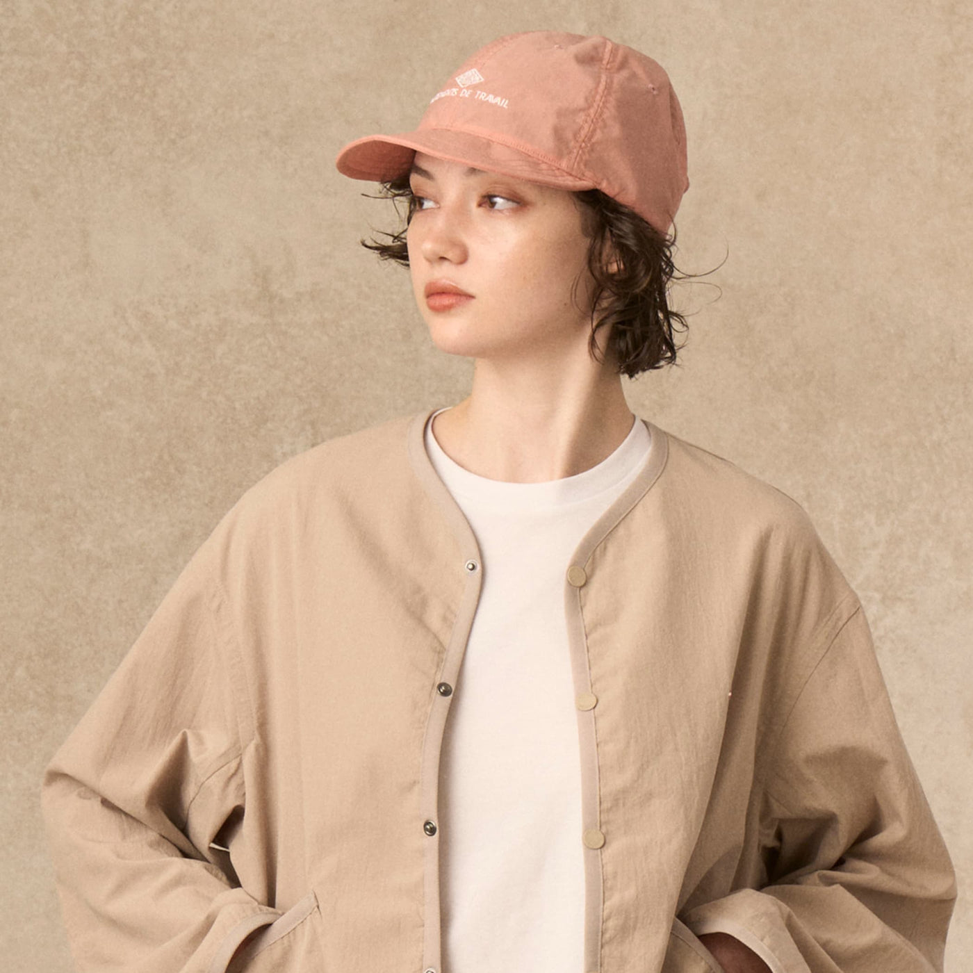 NYLON TAFFETA 6PANEL CAP