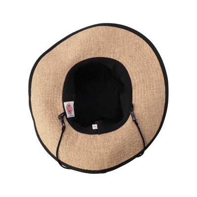RAFFIA-LIKE POLYESTER BUCKET HAT