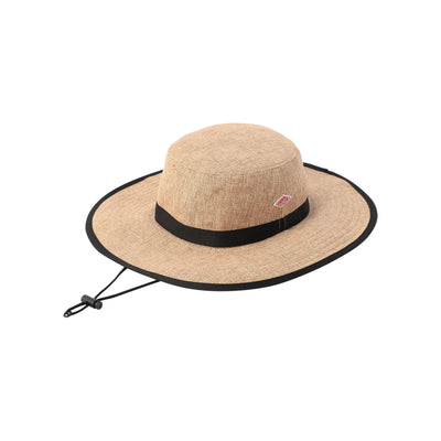 RAFFIA-LIKE POLYESTER BUCKET HAT
