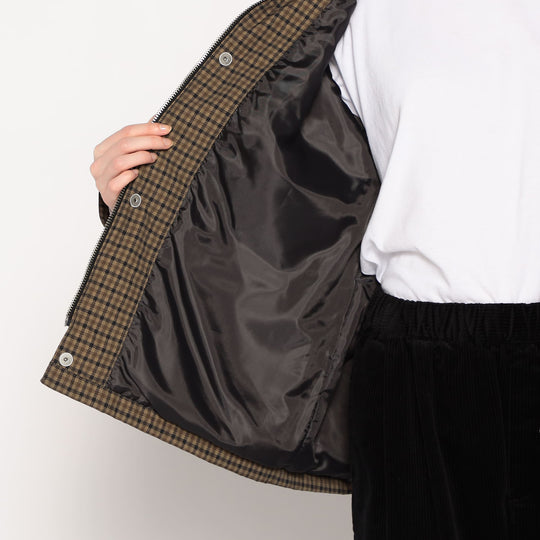 WOMEN'S NYLON TUSSAH WORK JACKET PLAID