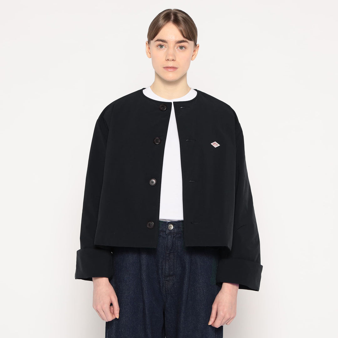 WOMEN'S INSULATION COLLARLESS WIDE JACKET