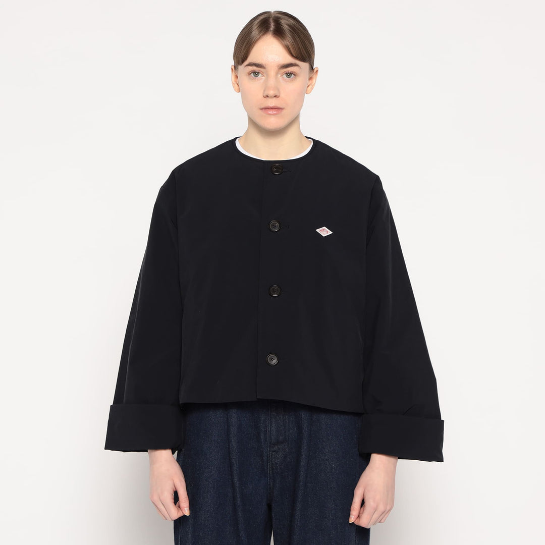 WOMEN'S INSULATION COLLARLESS WIDE JACKET