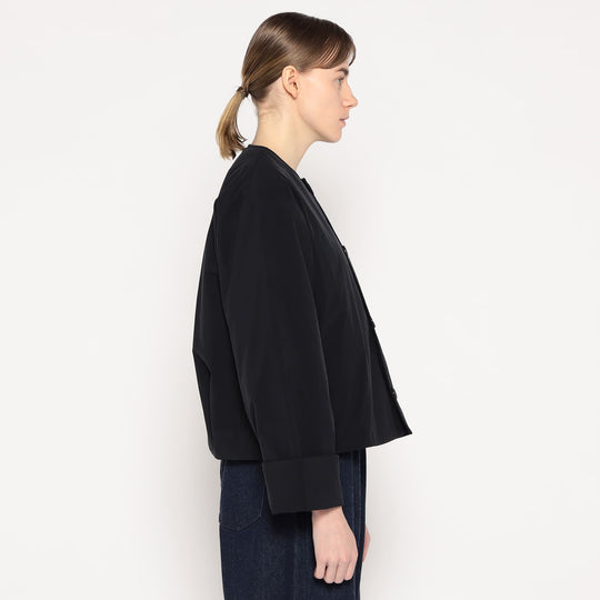 WOMEN'S INSULATION COLLARLESS WIDE JACKET