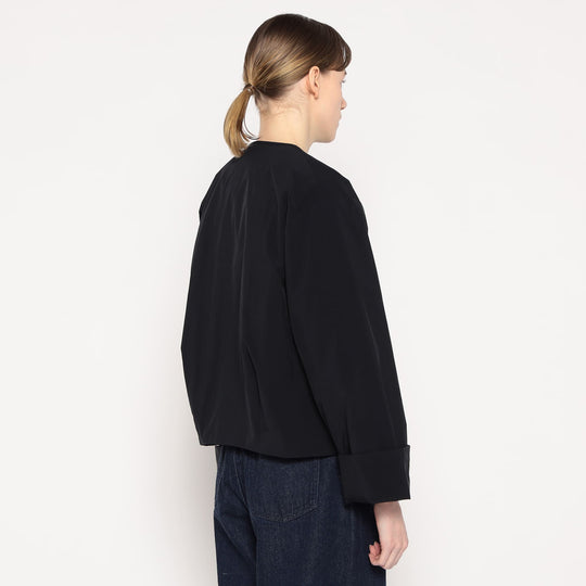 WOMEN'S INSULATION COLLARLESS WIDE JACKET