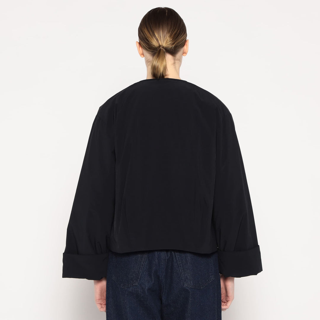 WOMEN'S INSULATION COLLARLESS WIDE JACKET