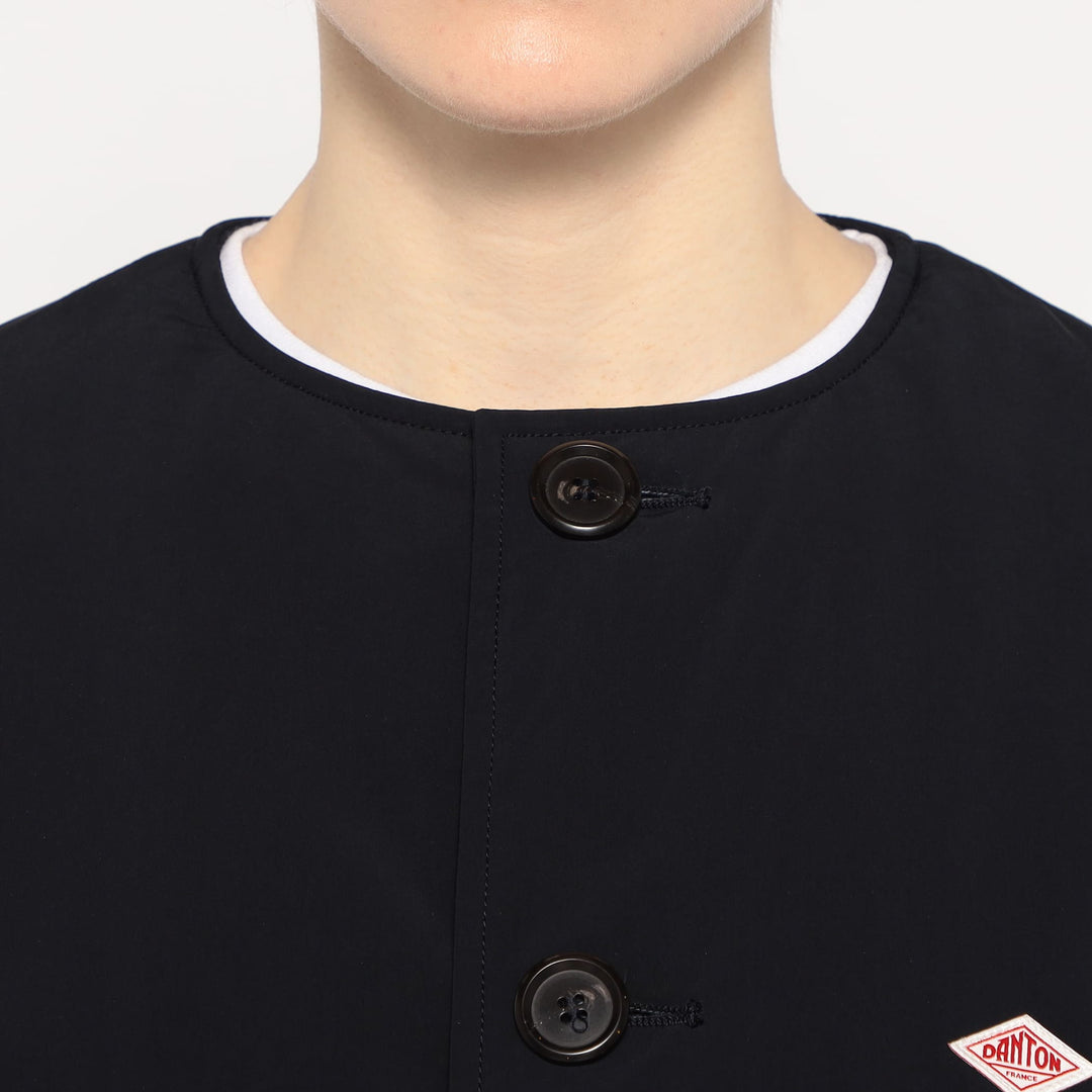 WOMEN'S INSULATION COLLARLESS WIDE JACKET