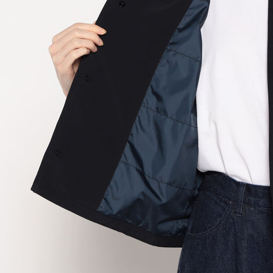 WOMEN'S INSULATION COLLARLESS WIDE JACKET