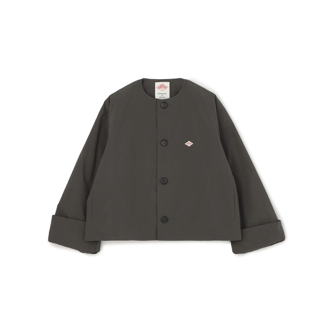 WOMEN'S INSULATION COLLARLESS WIDE JACKET