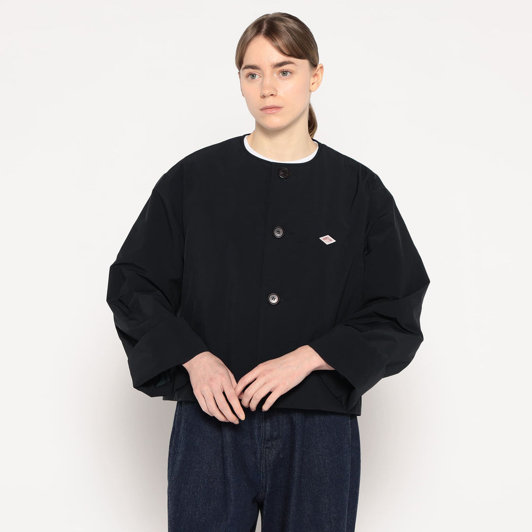 WOMEN'S INSULATION COLLARLESS WIDE JACKET