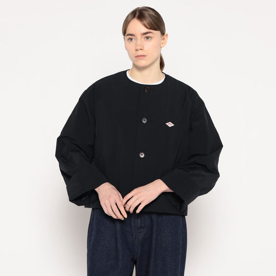 WOMEN'S INSULATION COLLARLESS WIDE JACKET