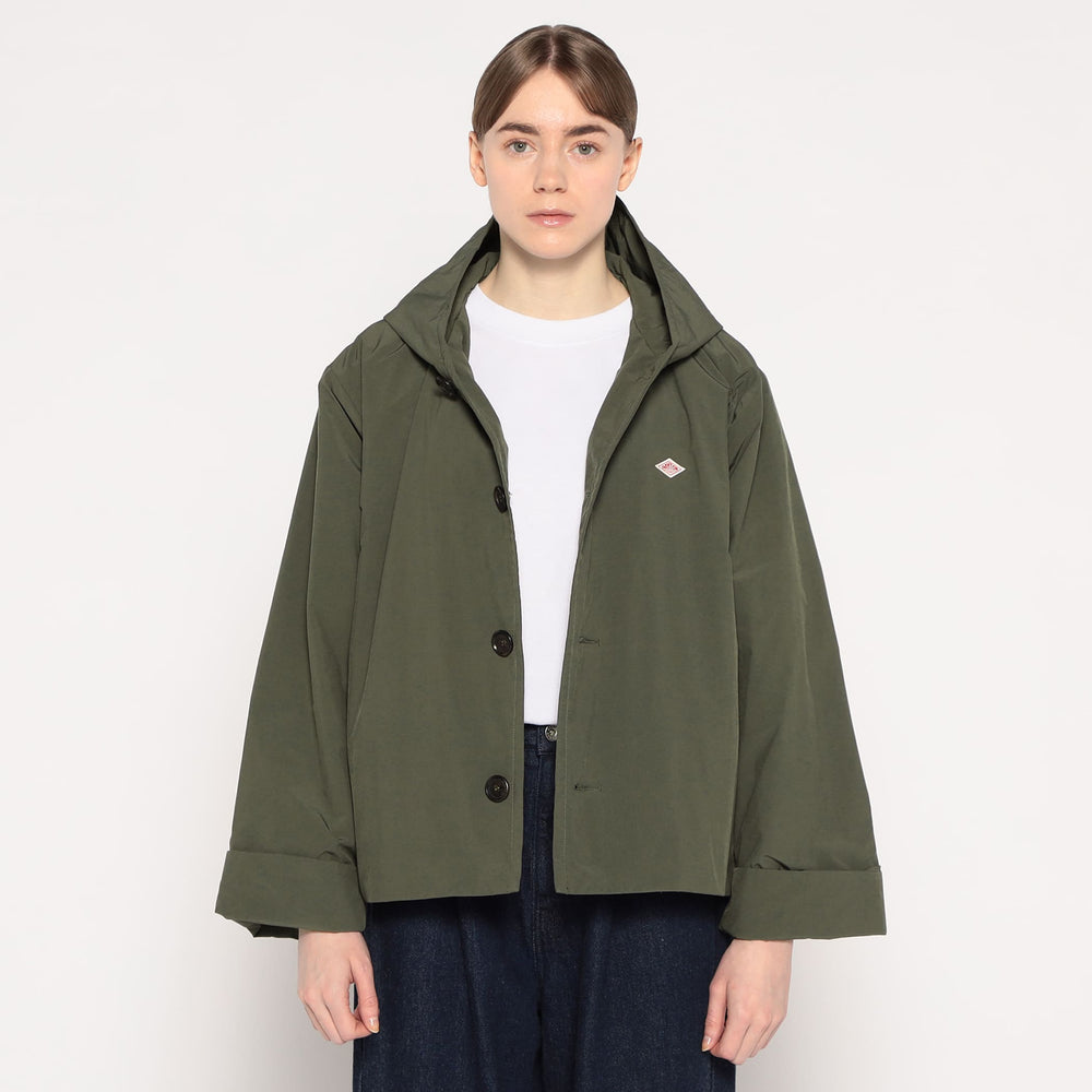WOMEN'S INSULATION HOODED WIDE JACKET