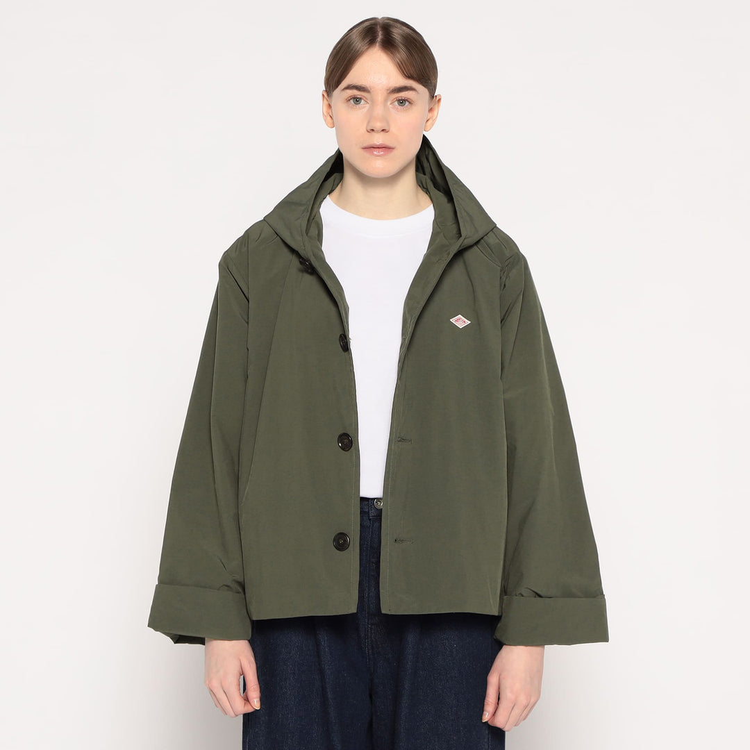 WOMEN'S INSULATION HOODED WIDE JACKET