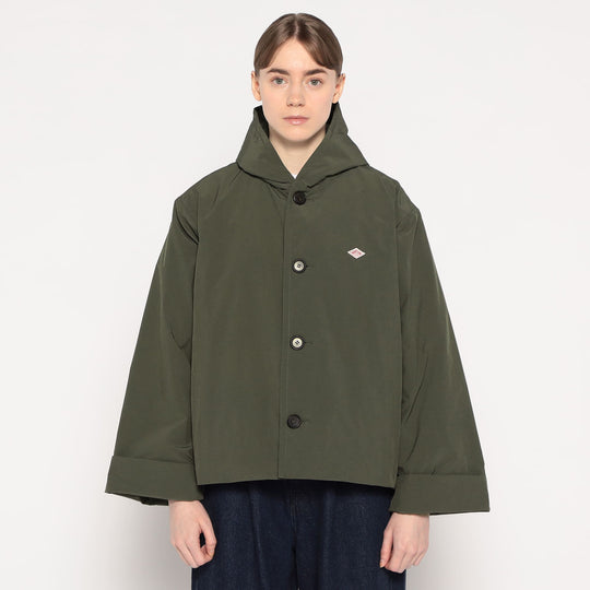 WOMEN'S INSULATION HOODED WIDE JACKET