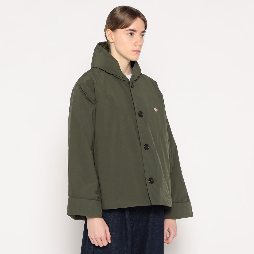 WOMEN'S INSULATION HOODED WIDE JACKET