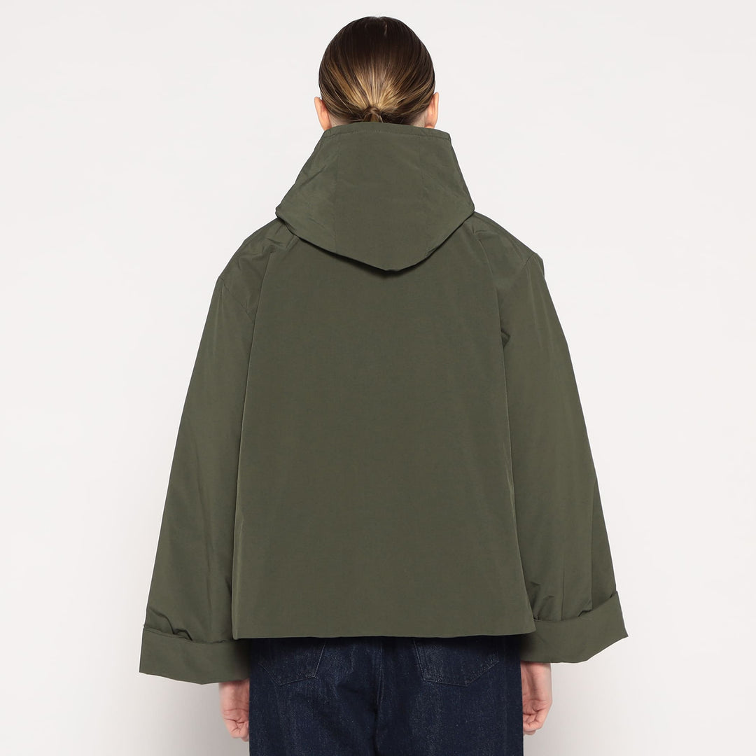 WOMEN'S INSULATION HOODED WIDE JACKET