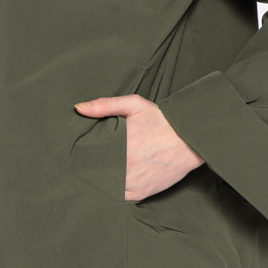 WOMEN'S INSULATION HOODED WIDE JACKET