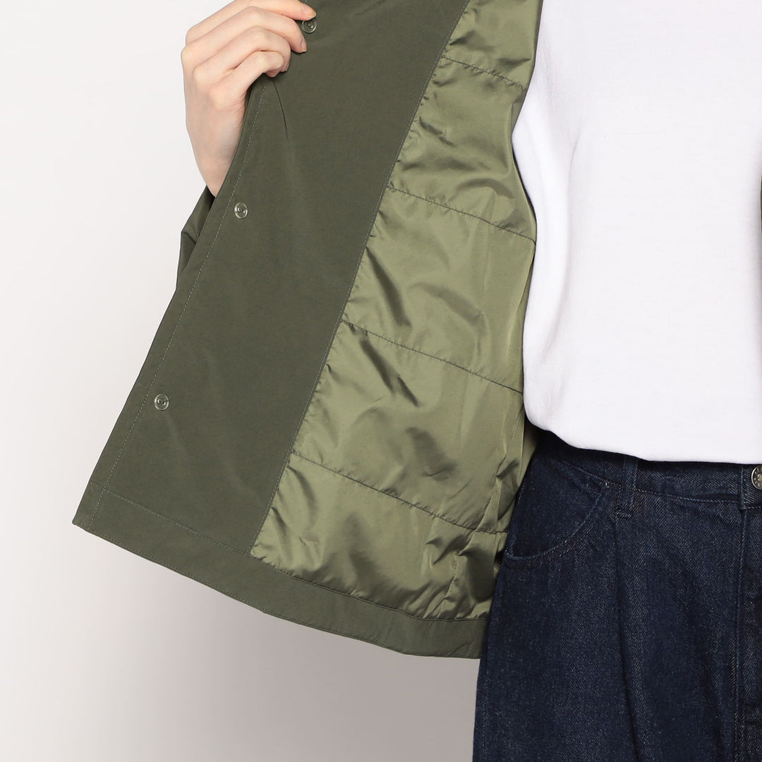 WOMEN'S INSULATION HOODED WIDE JACKET