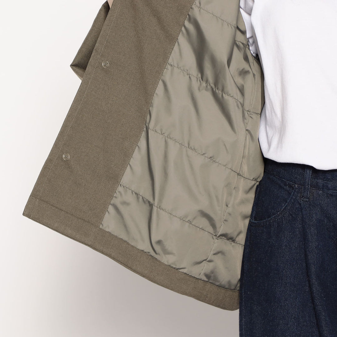 WOMEN'S WOOL LIKE INSULATION HOODED WIDE JACKET