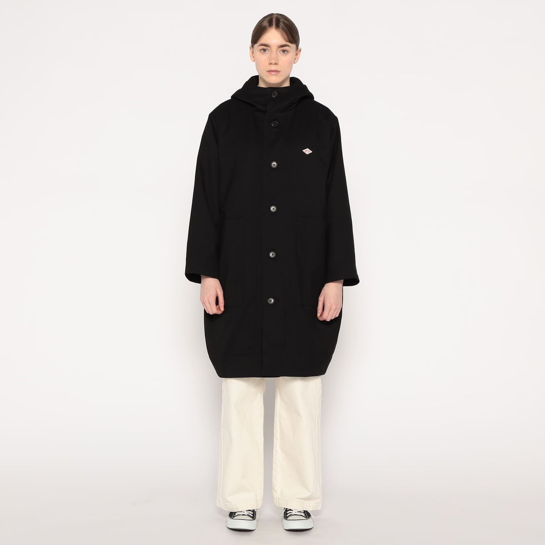 WOMEN'S WOOL LIKE INSULATION HOODED COAT