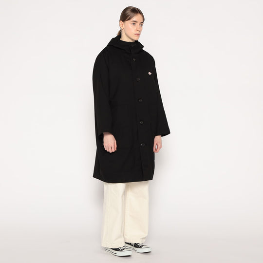 WOMEN'S WOOL LIKE INSULATION HOODED COAT