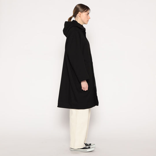 WOMEN'S WOOL LIKE INSULATION HOODED COAT