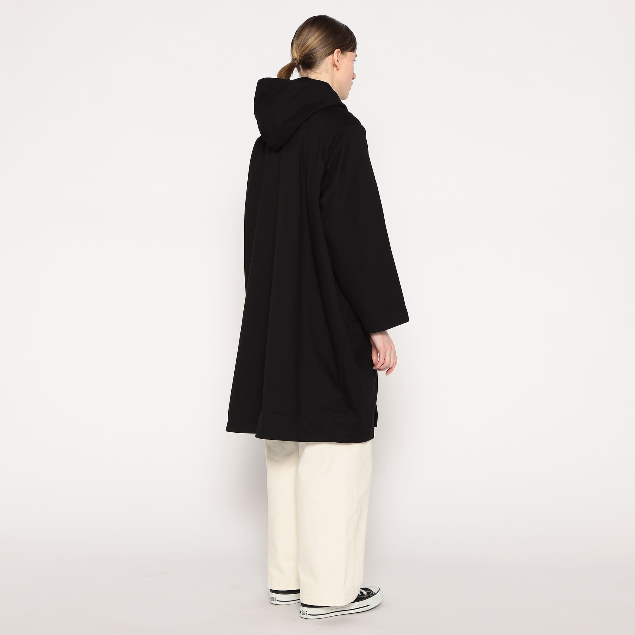 DANTON WOMEN'S WOOL LIKE INSULATION HOODED COAT