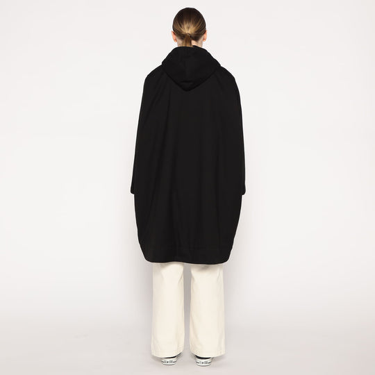 WOMEN'S WOOL LIKE INSULATION HOODED COAT