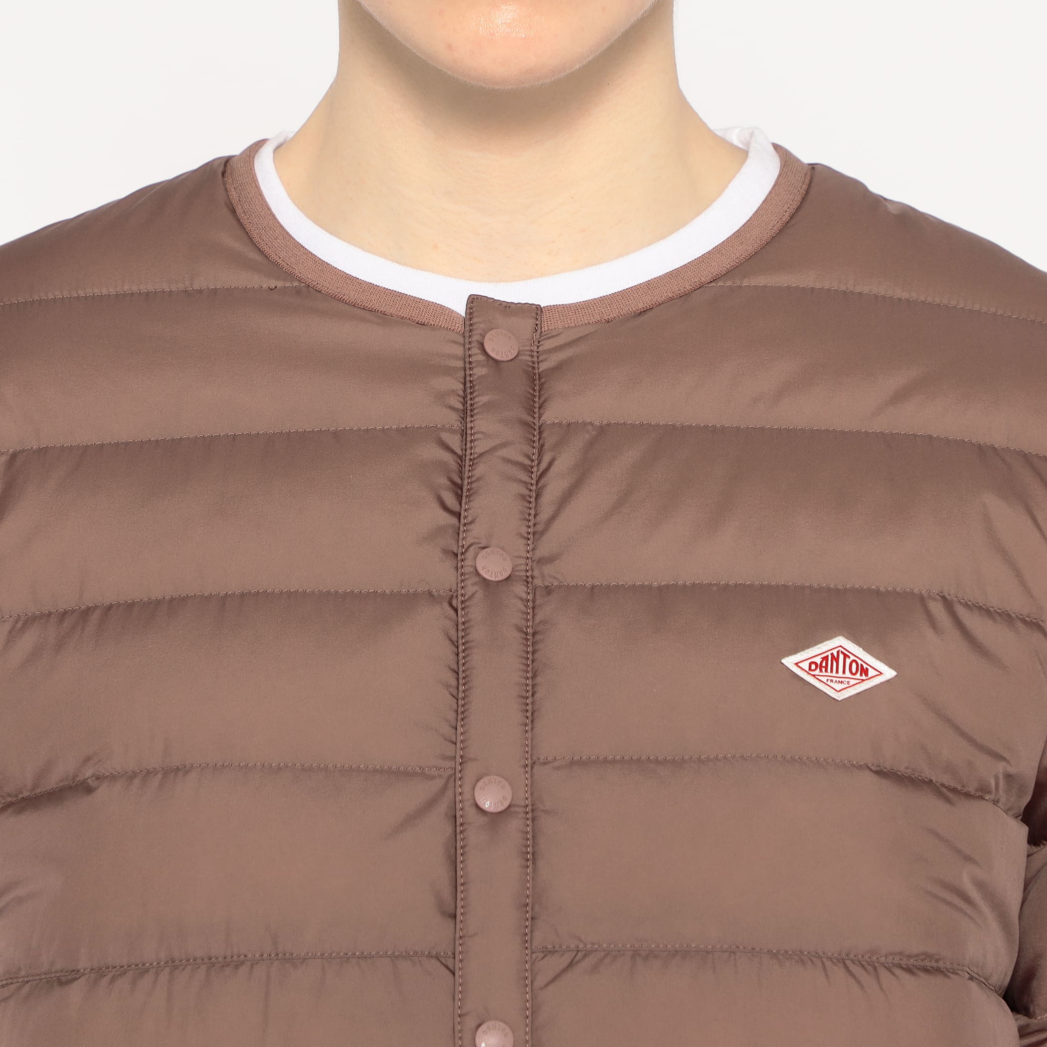 DANTON WOMEN'S CREWNECK INNER DOWN JACKET