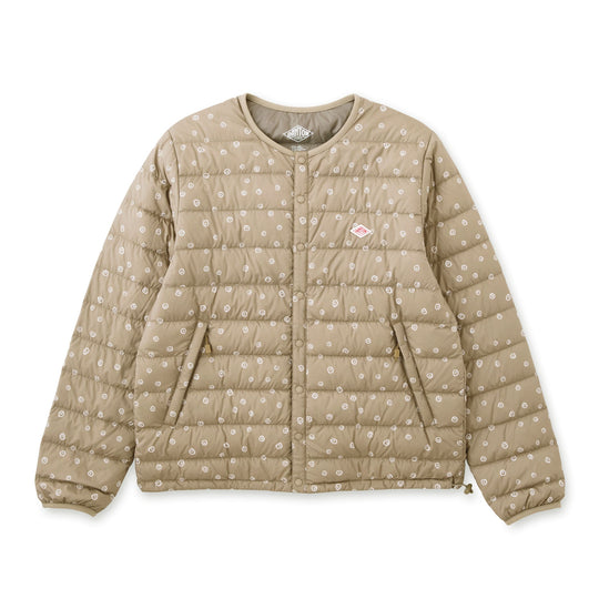 WOMEN'S CREWNECK INNER DOWN JACKET POLKA DOT