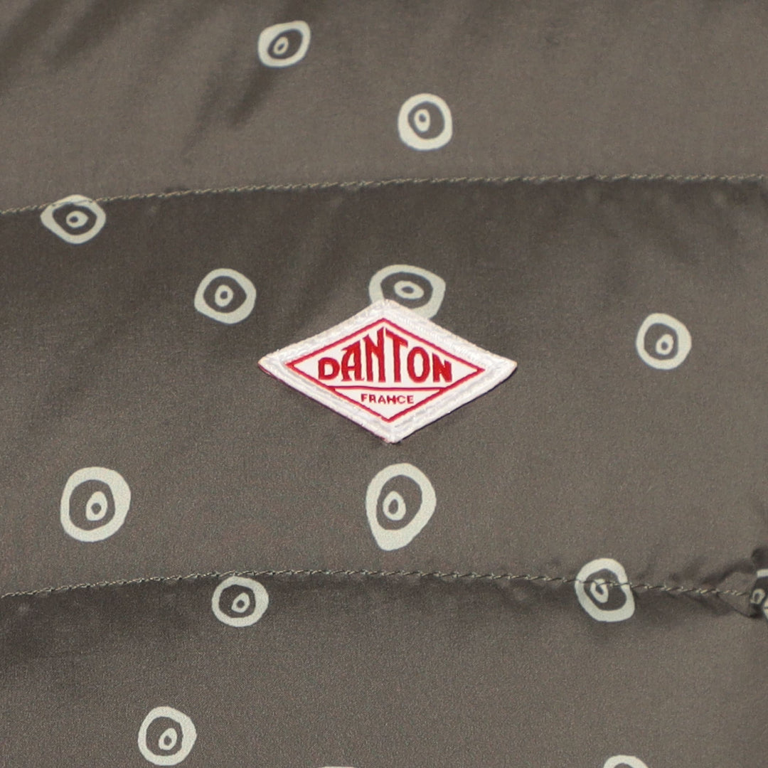 WOMEN'S CREWNECK INNER DOWN JACKET POLKA DOT