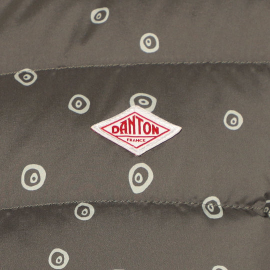 WOMEN'S CREWNECK INNER DOWN JACKET POLKA DOT