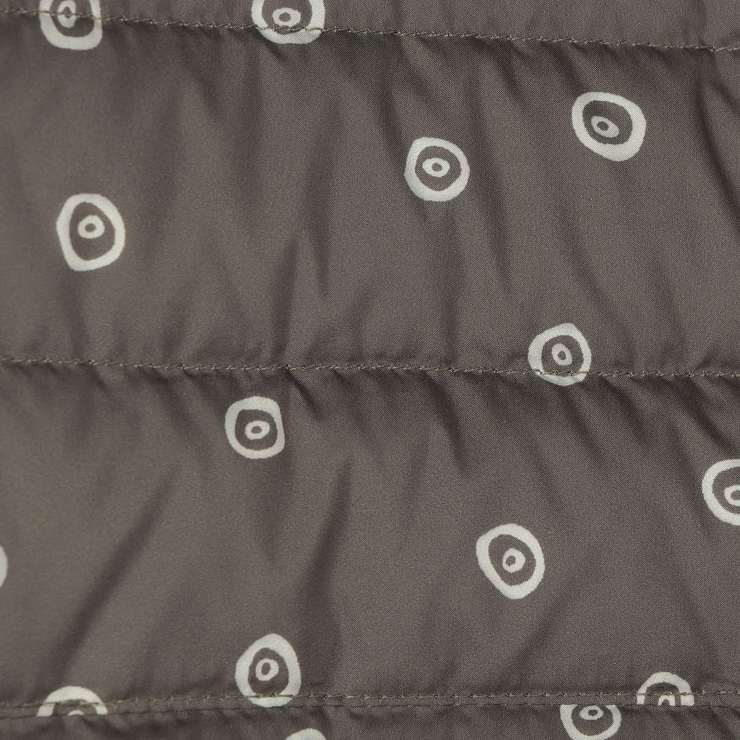 WOMEN'S CREWNECK INNER DOWN JACKET POLKA DOT