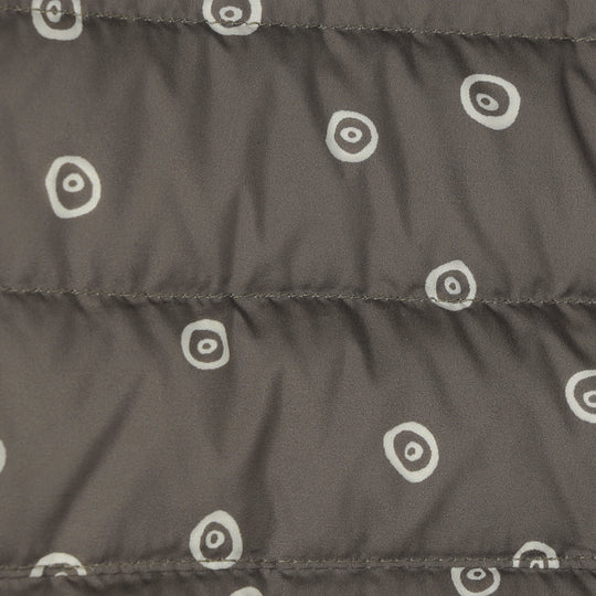 WOMEN'S CREWNECK INNER DOWN JACKET POLKA DOT