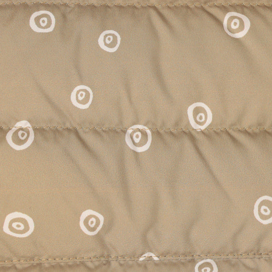 WOMEN'S CREWNECK INNER DOWN JACKET POLKA DOT