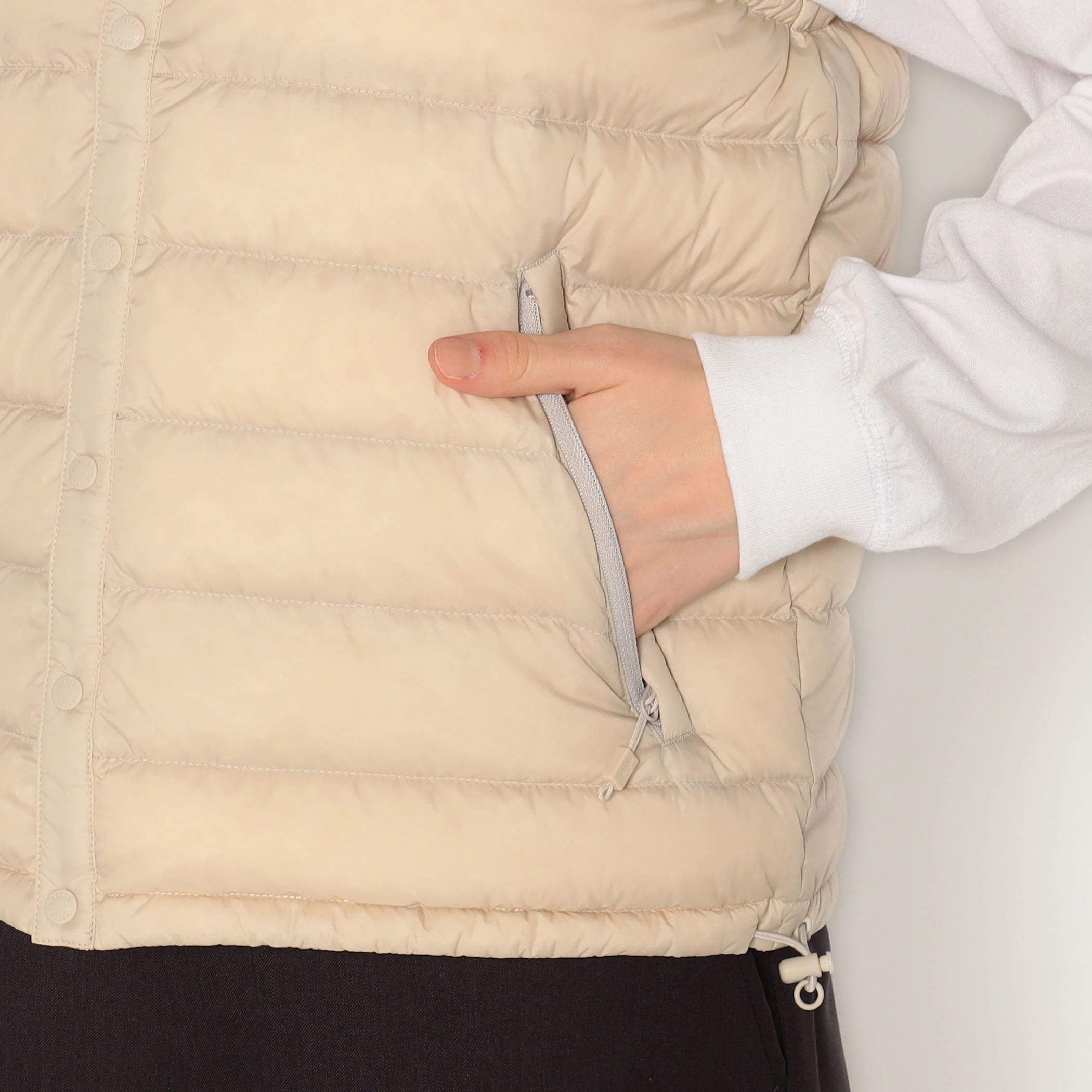 DANTON WOMEN'S CREWNECK INNER DOWN VEST