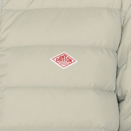 WOMEN'S NYLON TAFFETA MIDDLE DOWN HOODED COAT